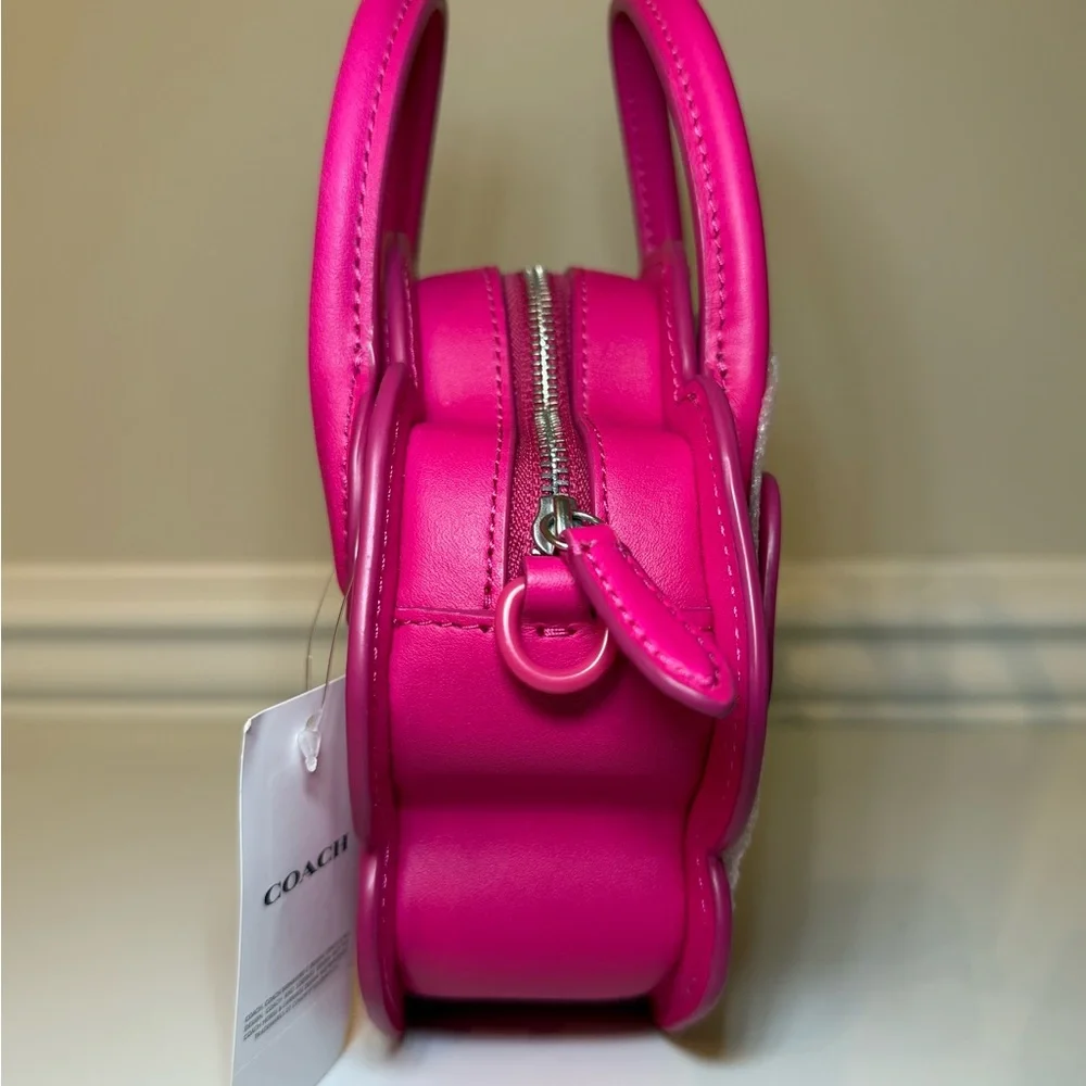 Coach Tea Rose Crossbody in Dragonfruit - Picture 3 of 12